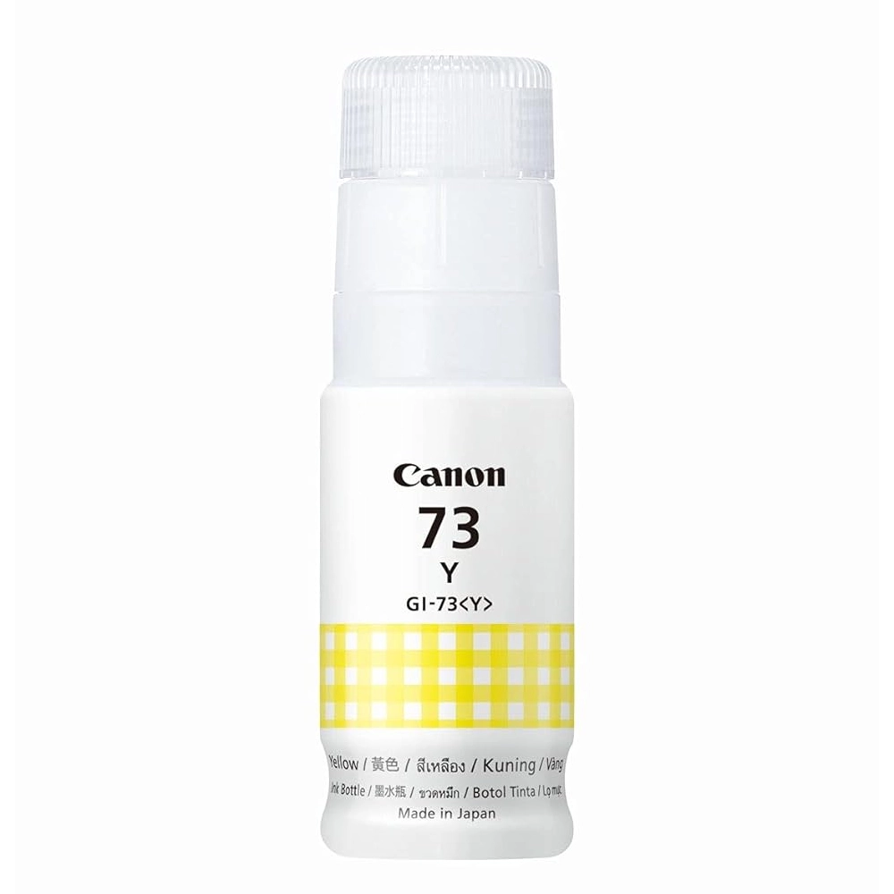 Canon 73 Yellow Inkjet Ink Bottle view 2